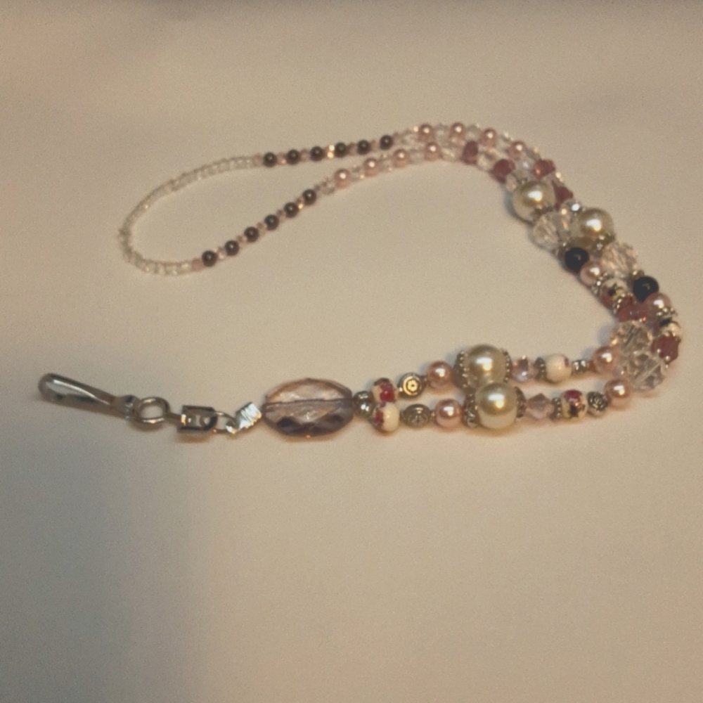 Princess Pearls Lanyard